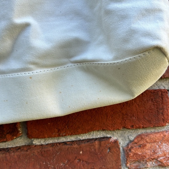 Mare Sole Amore Large Boho Embroidered / Beaded Canvas Leather Shoulder Bag - Picture 7 of 13